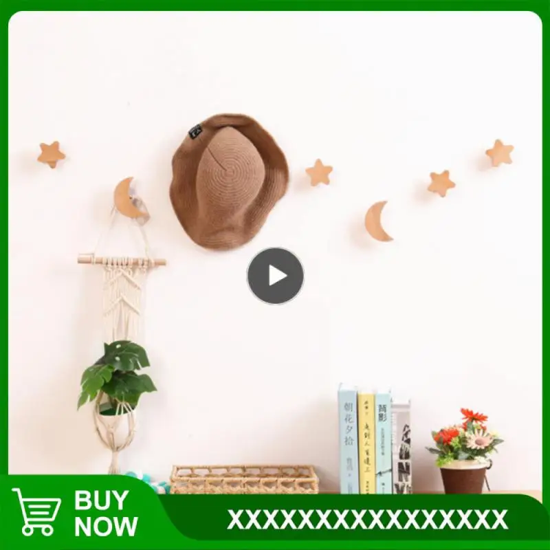 

Home Decoration Hook Key Wall Hook Rack Shelf Star Key Hook Coat Hook Children's Room Decoration Hook Storage Organizer Bag Hook