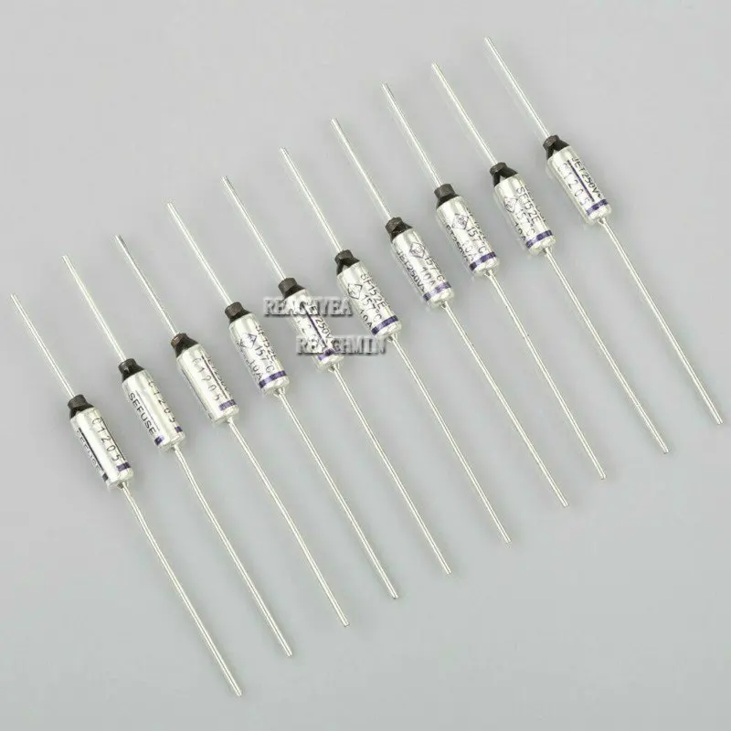 

10Pcs Temperature SF152E 157 C 10A 250V Tf Thermal Fuse SF152E