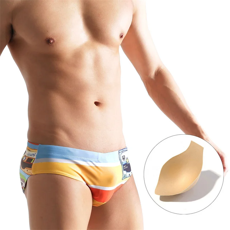 

Сексуальные пляжные трусы, плавки, мужские купальники с/без губчатой подкладки, бикини с принтом, шорты, плавательные мужские плавки