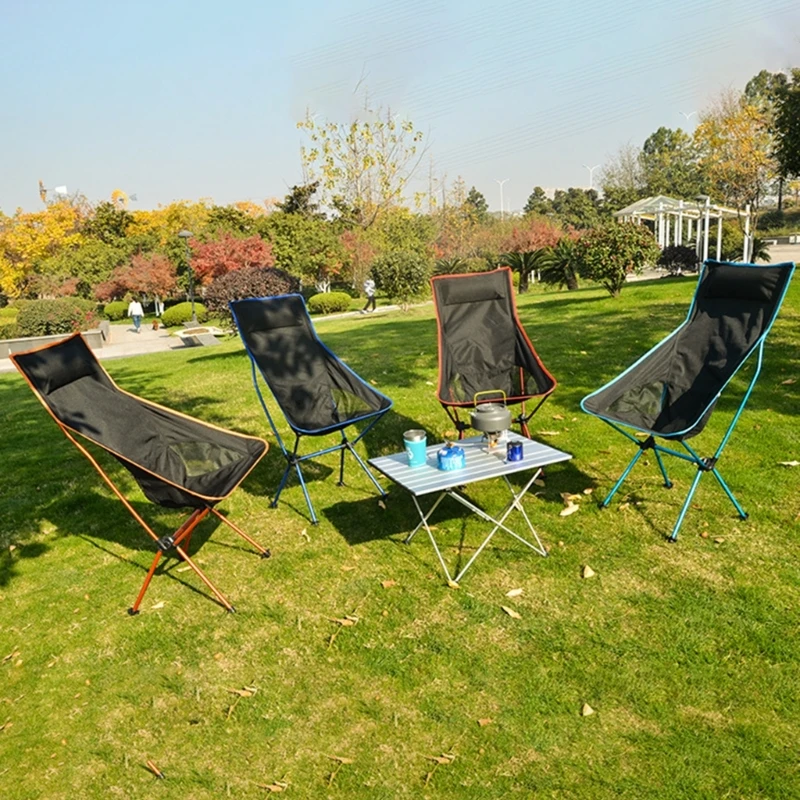 

Camping BBQ Chairs Ultralight Portable Folding Chair Easy to Open & Storage