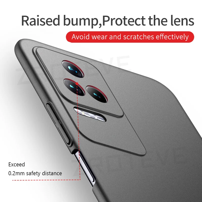 Чехол для телефона Poco F4 Ультратонкий Жесткий матовый чехол Xiaomi Pocophone M3 M4 Pro 5G Xiomi F3