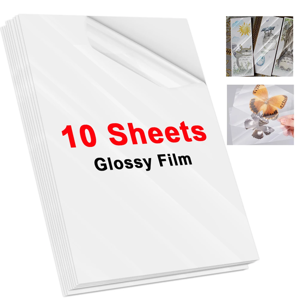 

Холодная пленка для ламинирования Labelwell, 10 листов, A4, звёзды, битое стекло