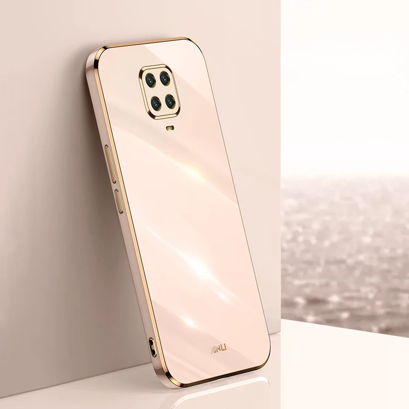 plating silicone case for xiaomi redmi note 9 pro max 10 10s 9pro 9s note9 poco x3 pro nfc phone soft frame shell full covers on free global shipping