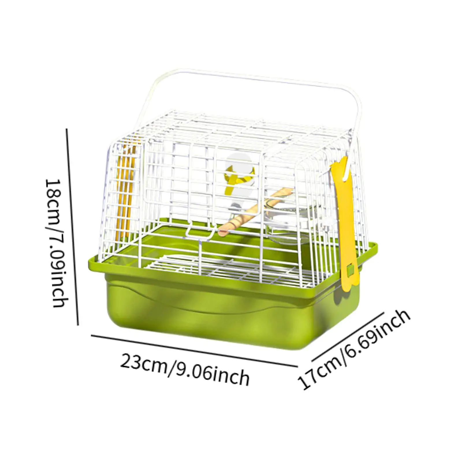 Bird Travel Carrier Cage with Stand Lightweight Travel Cage Carrier Parrot