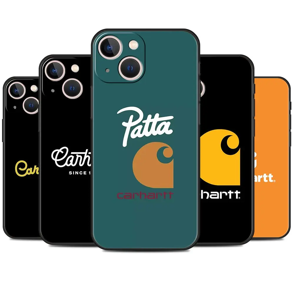 

Famous Brand Carhartts TPU Soft Case For iPhone 11 13 12 Pro Max 7 8 XR X XS SE 6 6S Plus 12 13 Mini 5 5S Silicone Phone Cover