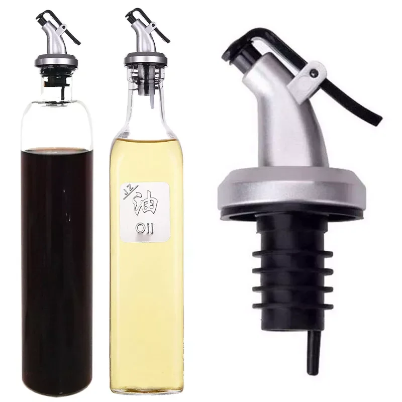 

2022New Olive Oil Sprayer Drip Wine Pourers Liquor Dispenser Leak-proof Nozzle ABS Lock Sauce Boat Bottle Stopper Kitchen Bar BB