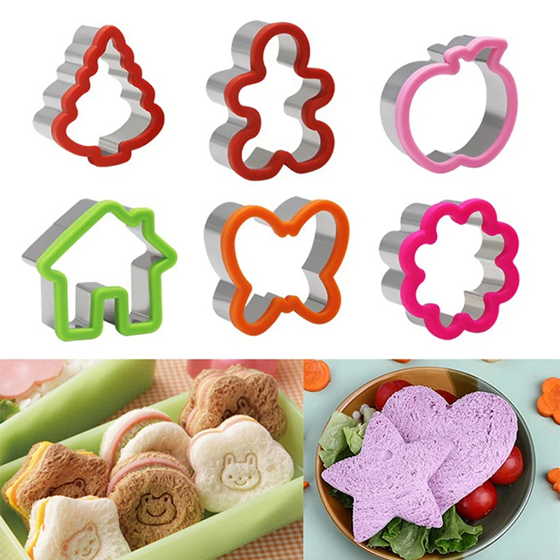 

1PC Cookie Sandwich Cutters Christmas Stainless Steel Cookie Mold Baking Tools