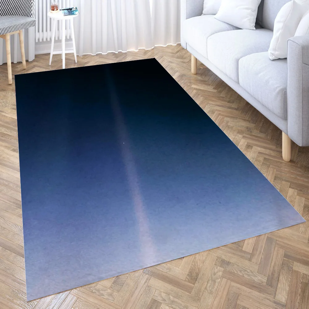 

Pale Blue Dot Voyager 1 Carpet for Living Room Rug Children Bed Room Floor Carpets Window Bedside Home Decor Rugs Mat