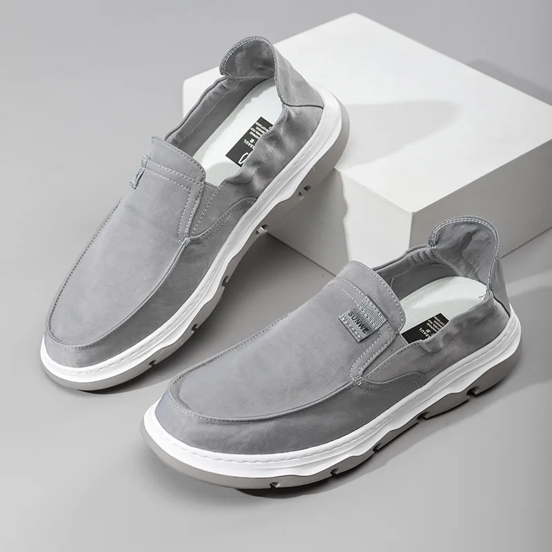Men's trendy lazy shoes lightweight and breathable casual canvas 220340