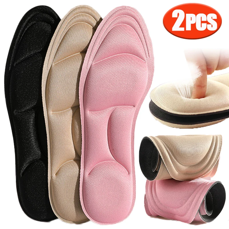 

5D Massage Memory Foam Insoles For Women Men Sport Insole Breathable Deodorant Inserts Cushion Feet Care Orthopedic Shoe Pads
