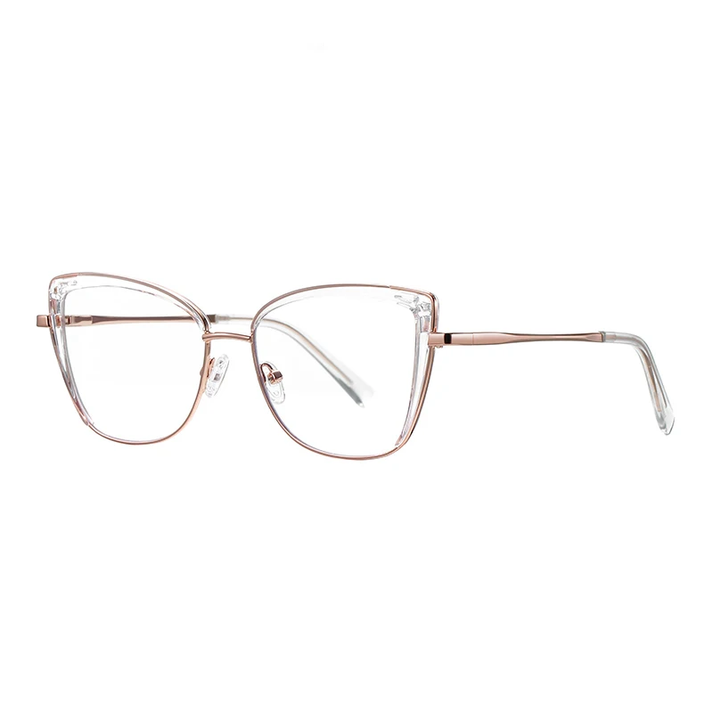 VCKA анти-синий свет оптика для чтения оправа очков новые металлические женские