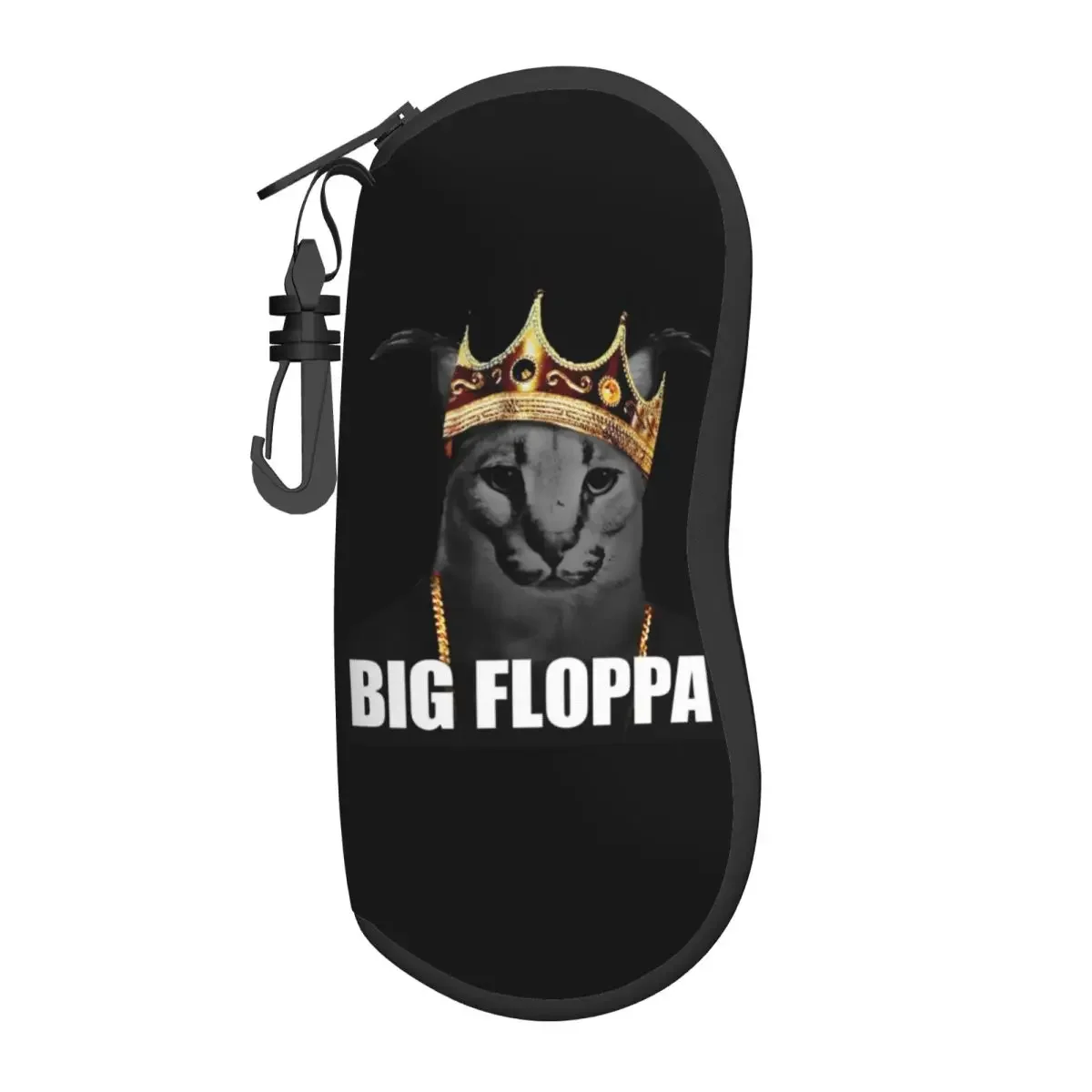 Пользовательский чехол для очков Big Floppa Rapper King Shell унисекс дорожный с
