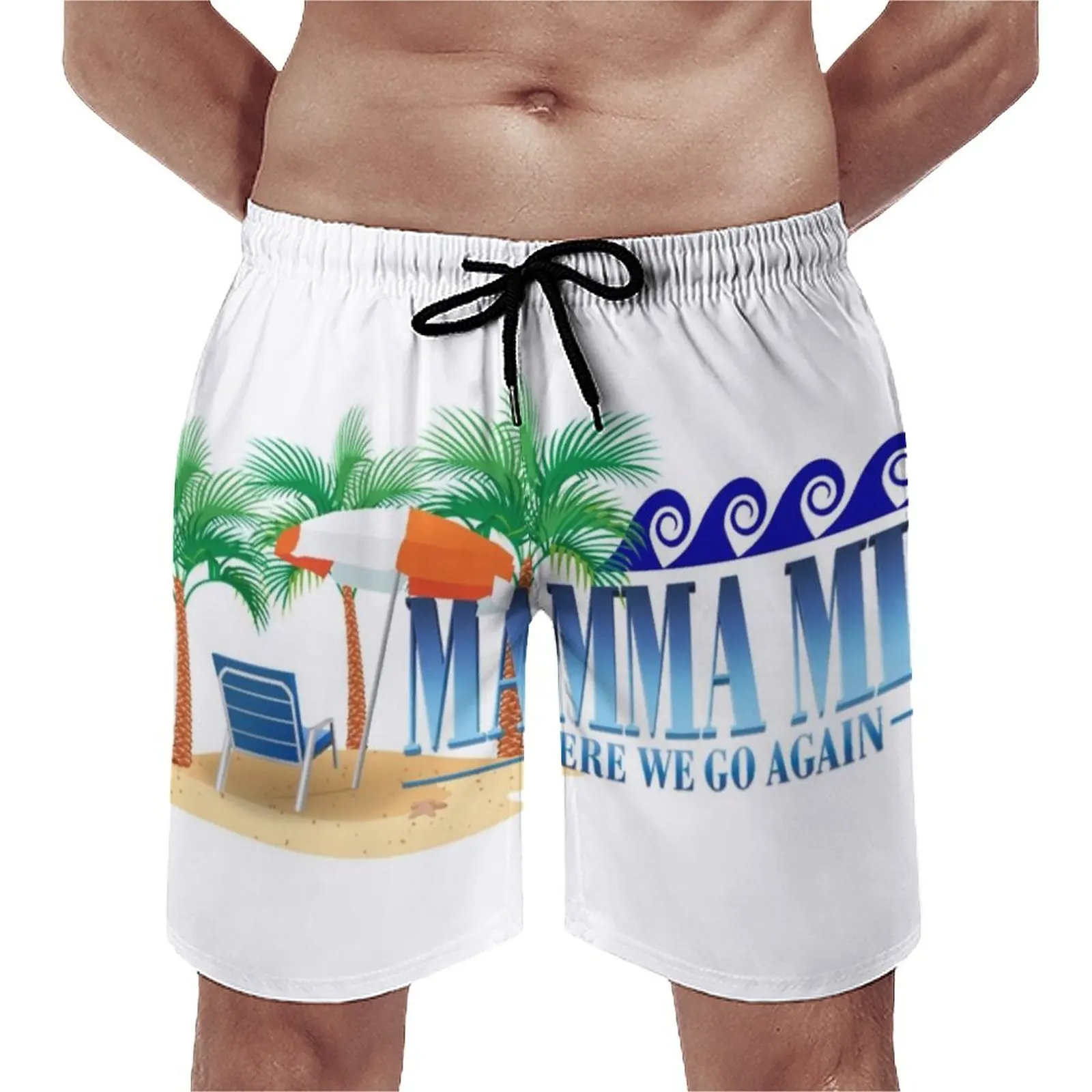 

Пляжные шорты MOM Mia, классические короткие штаны для плавания, Мерил Стреп, Аманда, сефрид, Колин, Firth, мужские дизайнерские модные плавки, под...