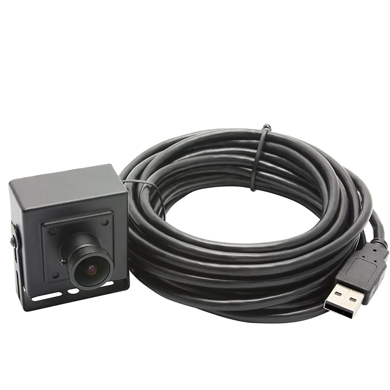 

180 градусов мегапиксельная линза рыбий глаз 5,0 мегапикселей USB камера сенсор и алюминиевый мини Чехол