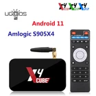 ТВ-приставка UGOOS X4 Cube Pro Android 11 Amlogic S905X4 LPDDR4 2 ГБ 4 ГБ 32 ГБ Поддержка AV1 CEC HDR 1000M BT4.0 OTT 4K медиаплеер