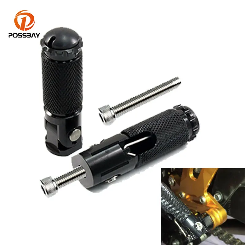 

2 шт., колышки для ног мотоцикла, для BMW, Honda, Kawasaki, Yamaha, Suzuki