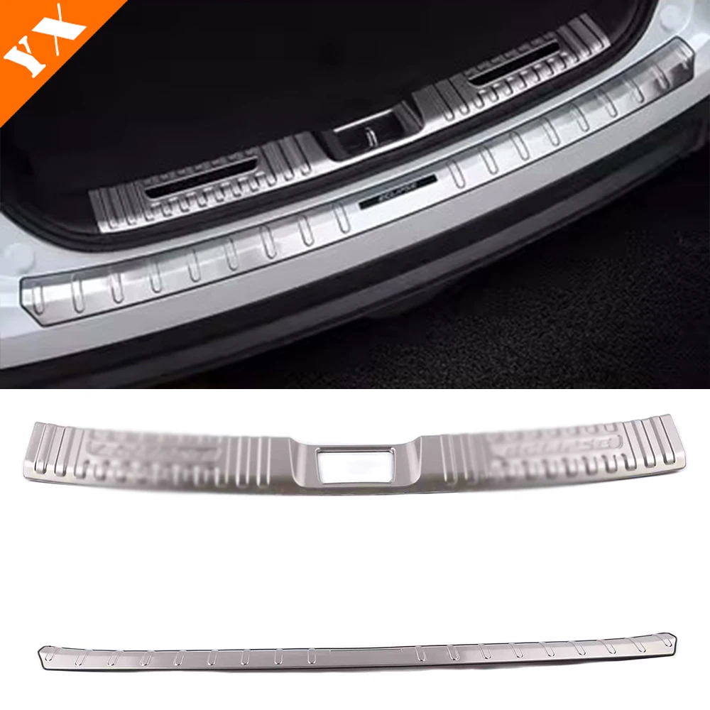 

Аксессуары из нержавеющей стали для Mitsubishi Eclipse Cross 2018-2022, черная накладка на задний багажник автомобиля, защитная пластина, Противоударная/Пылезащитная Накладка на порог