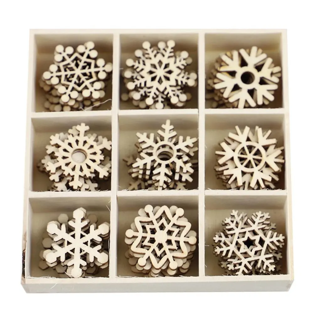 

Christmas Pendant Home Decoration Products Wooden Crafts Creative Carving Wood Chip Christmas Tree With Props Gifts