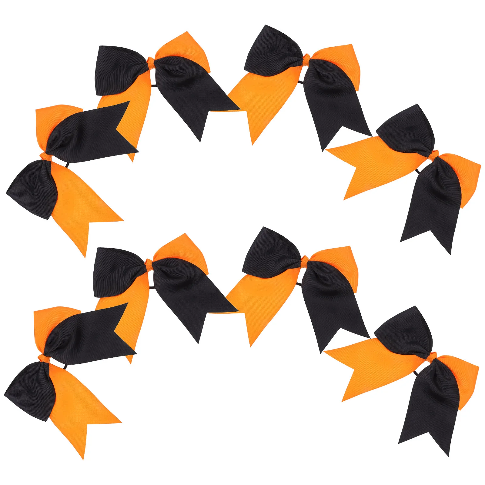 8 шт. детские галстуки для волос с бантом