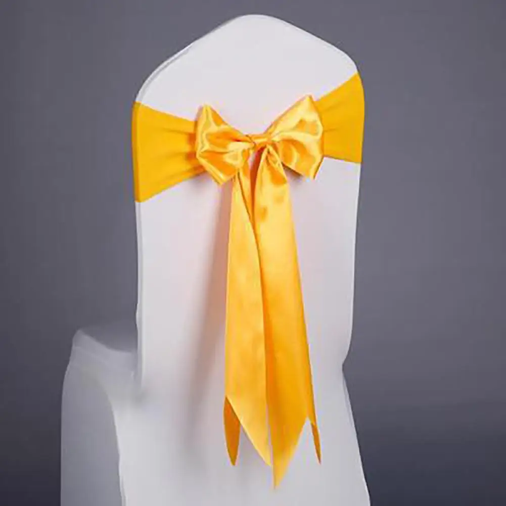 

Premium Chair Sashes Chair Back Bow Tie Ribbon Chair Bands For Wedding Party Xmas Birthday Shower Decoration