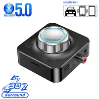 bluetooth 5 0 audio receiver 3d stereo music wireless adapter tf card rca 3 5mm 3 5 aux jack for car kit wired speaker headphone