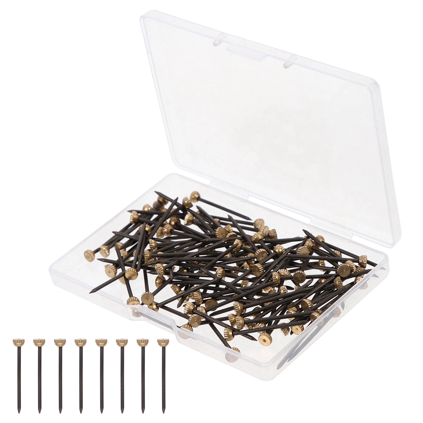 

120 Pcs Thumbtack Office Picture Hook Nails Photo Hanging Pin Frame Wall Mount Clothing Rack Photn Hanger Clothes Home Heavy