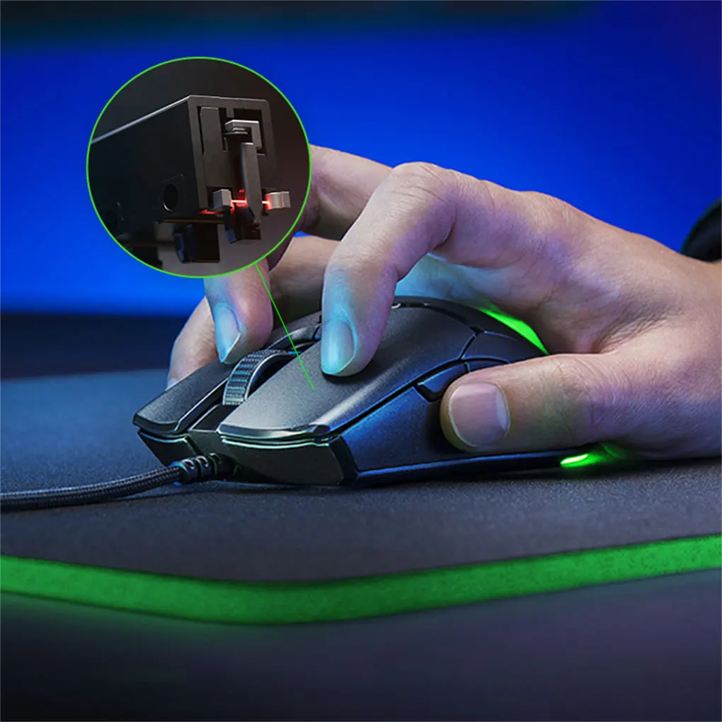 razer viper mini version 61 grams lightweight laptop computer cable symphony rgb e sports gaming mouse free global shipping