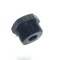 an10 18npt black aluminum automotive threaded hexagon oil filter adapter