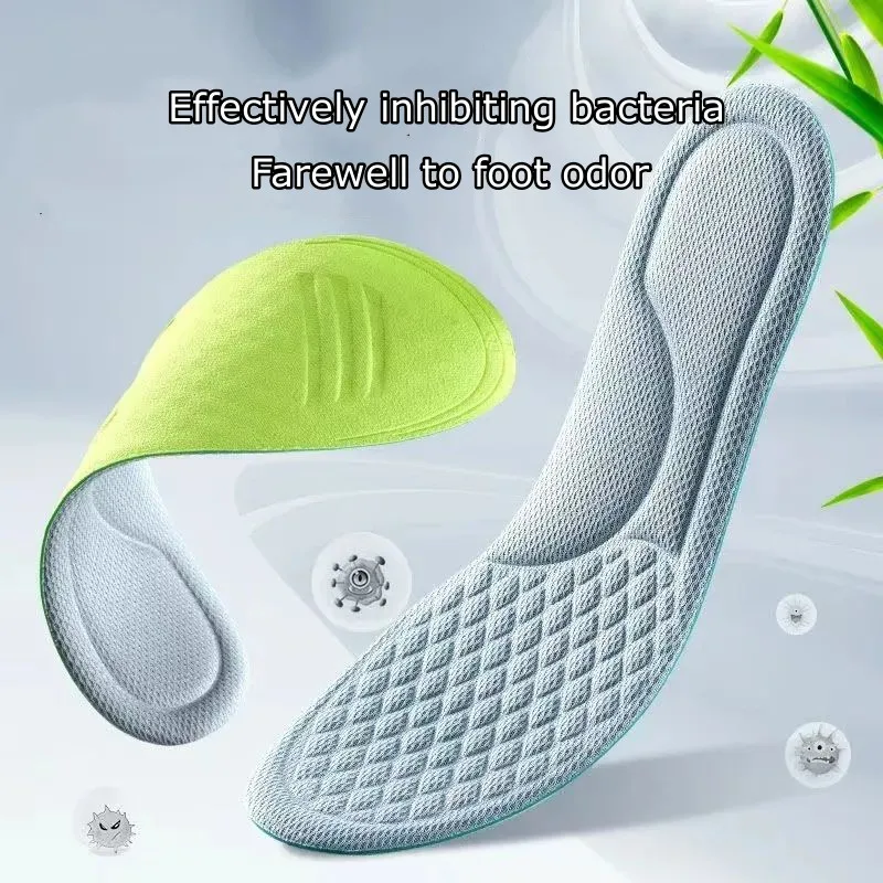 

Insole for Sport Shoes 4D Stretch Breathable Deodorant Running Cushion for Man Women Sneakers Insoles Orthopedic Feet Care Pad