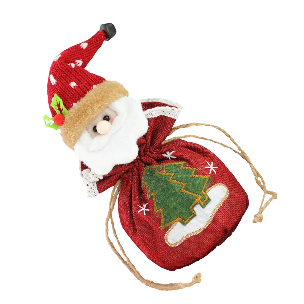 

1pc Christmas Decor Gift Bag Treat Bag Christmas Decoration Bag Cartoon