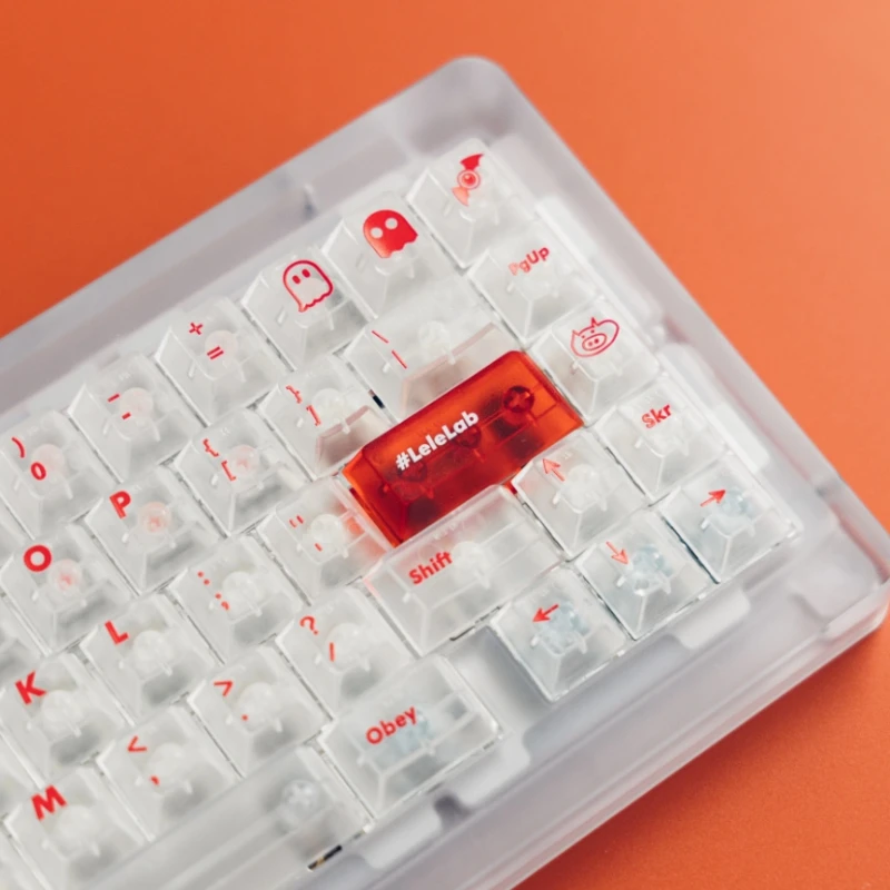 Белые прозрачные колпачки для клавиш MiFuny с 137 кнопками вишня оригинальная высота