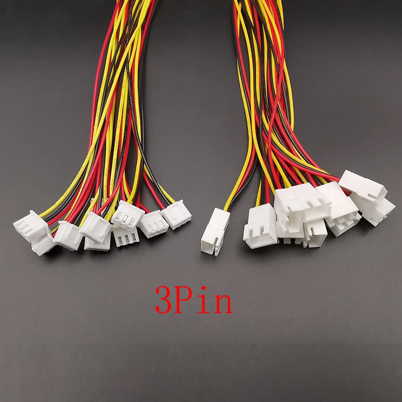 

Кабели JST XH 2.54 2/3/4/5/6 Pin с проводами 26AWG