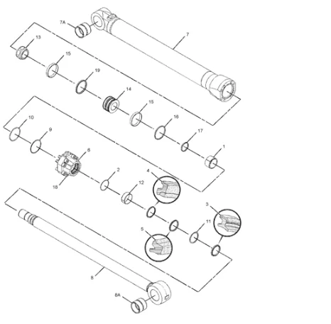 CAT M325B C D BOOM/ARM/BUCKET КОМПЛЕКТ УПЛОТНЕНИЙ ЦИЛИНДРОВ И ОСНОВНЫЙ НАСОС ГЛАВНЫЙ КЛАПАН