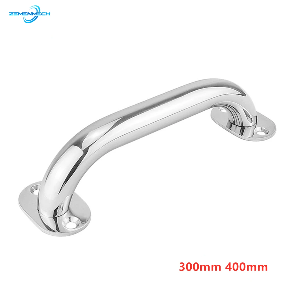 

2PCS Marine Grade 316 Stainless Steel Grab Handle Door Handrail Grip Rail Grab Bar Handle Boat Hatch Yacht Marine Bathroom Door