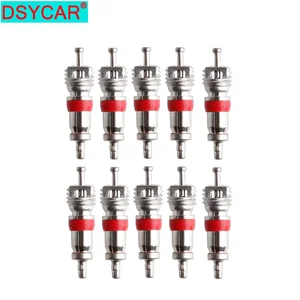 DSYCAR 10 шт.лот, замена стержня клапана шины из цинкового сплава для автомобиля, грузовика, мотоцикла, велосипеда, автомобильные аксессуары