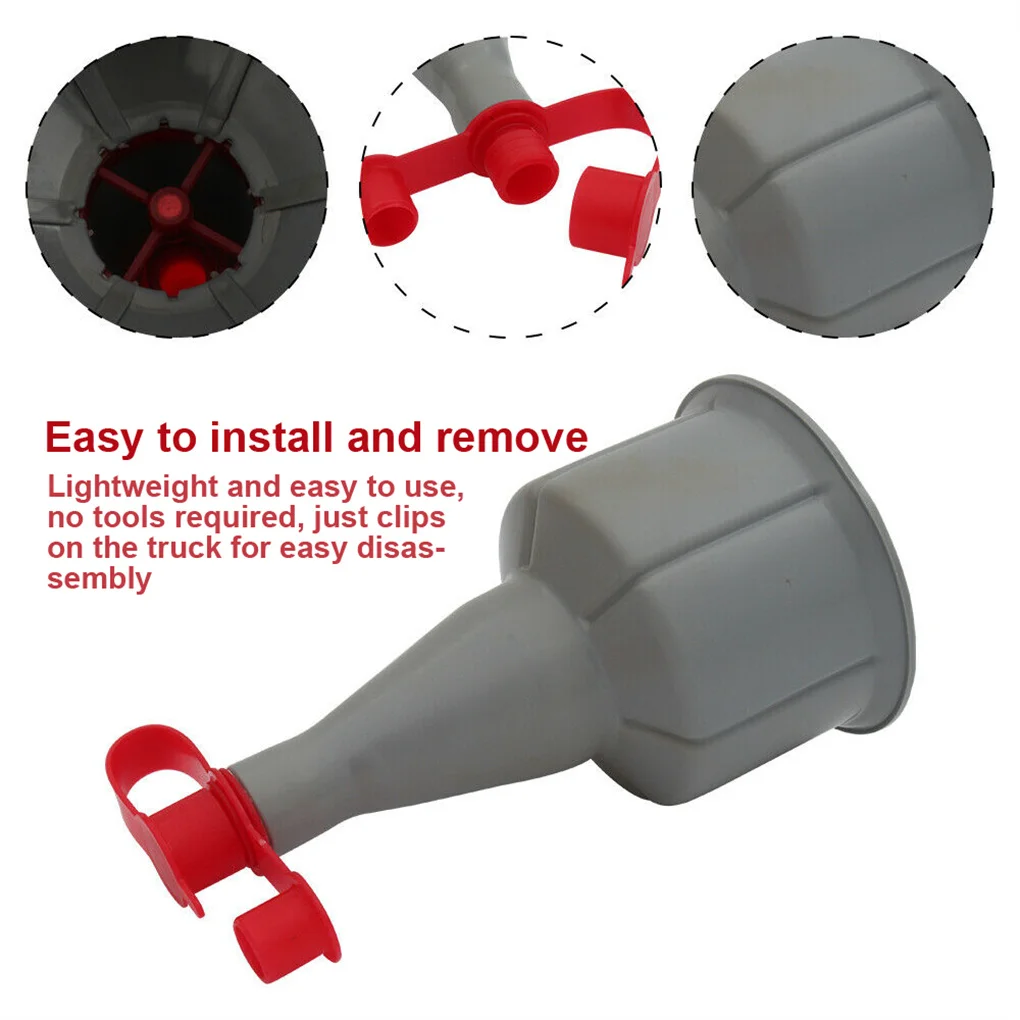 

Spill-Free Oil Funnel Vertical Changing Funnel Draining Tools Universal Equipment Garage Automobiles SUV Accessories