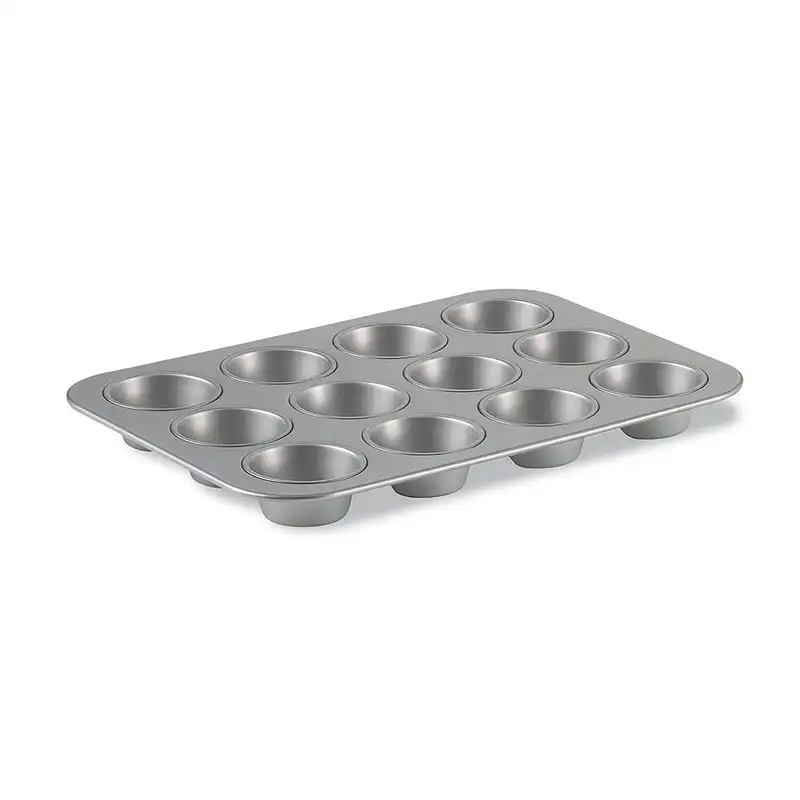 

Bakeware 12-cup Cupcake and Muffin Pan Air fryer silicone basket Cake pan for baking Molde para hornear Metal bundt cake pan Sil