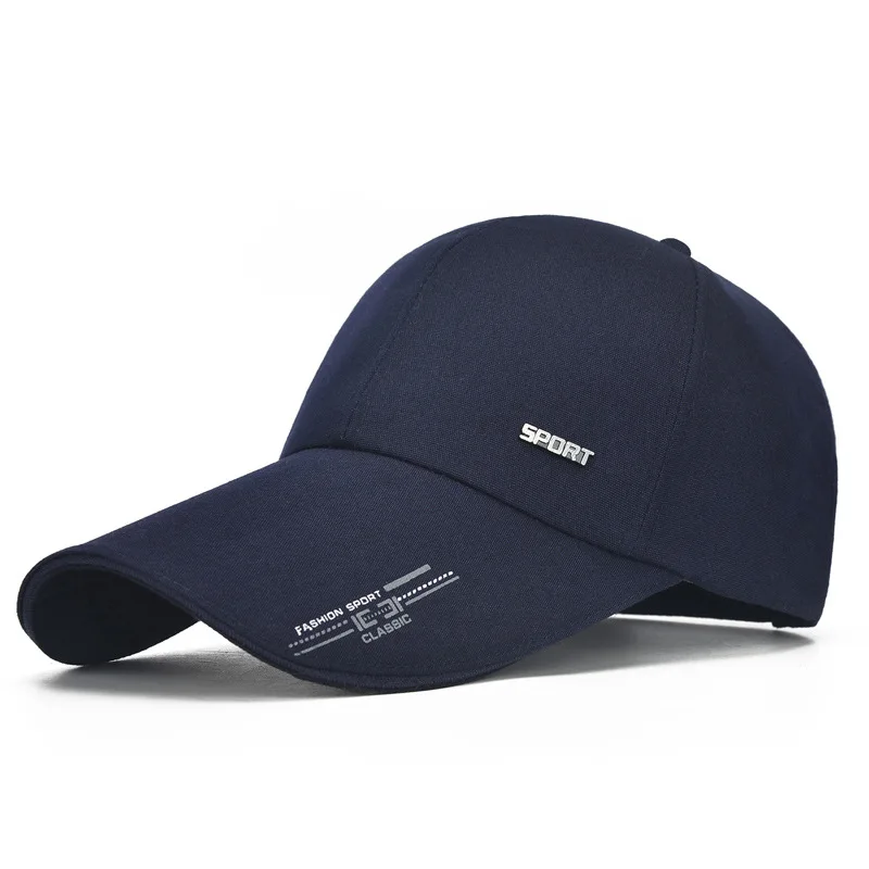11ซม.ยาว Visor ขนาดใหญ่หัว Man Causal หมวก Cool หมวกตกปลาเบสบอลหมวกบิล Snapback หมวกแซนวิช Brim sun Visor หมวก