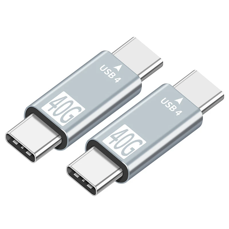 

2 шт., адаптер USB 4 из алюминиевого сплава, 40 Гбит/с