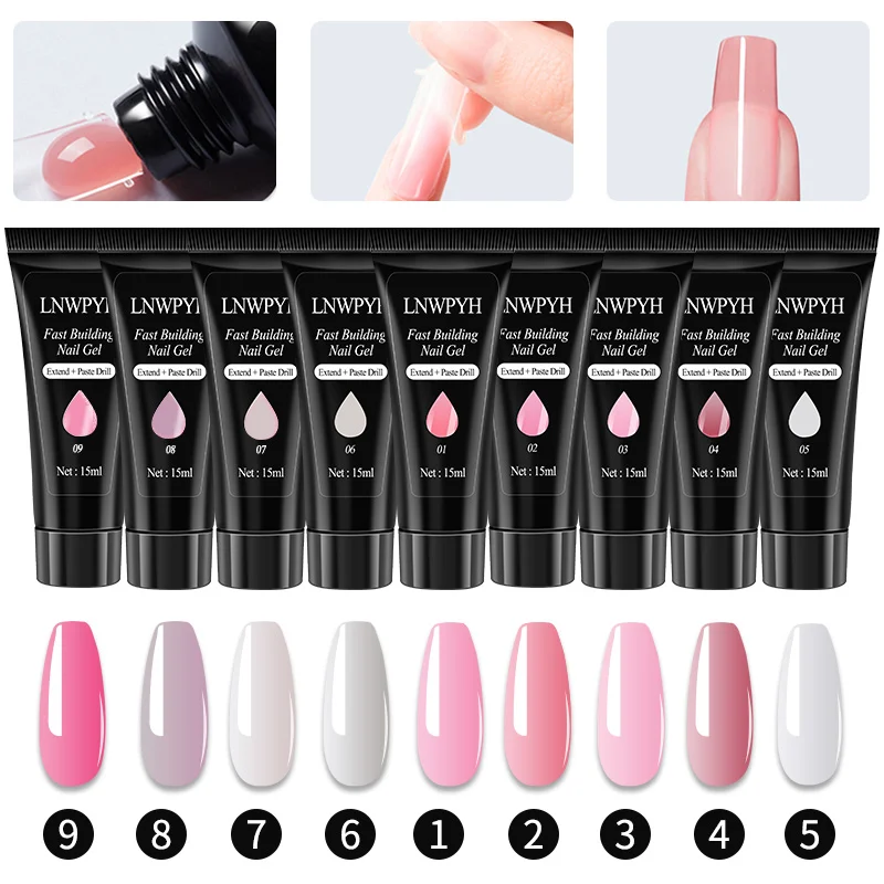 Набор для маникюра набор наращивания ногтей Гель-лак полный полуперманентный