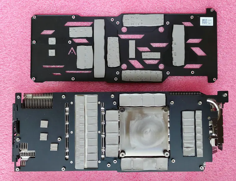 Фото Оригинальная задняя панель кулера для видеокарты EVGA RTX2080Ti №1