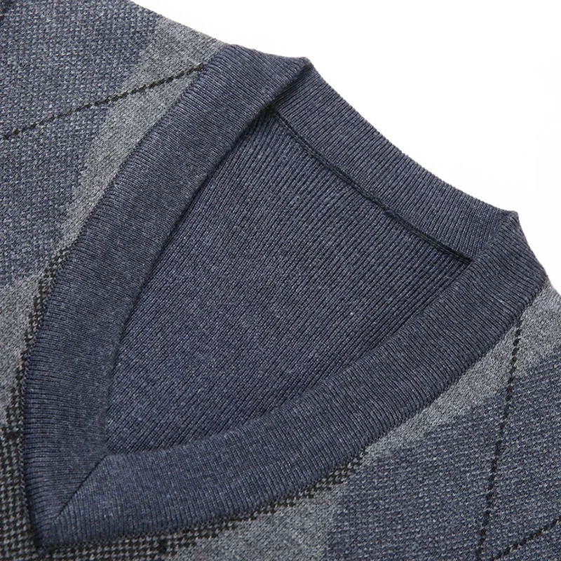 Мужской утепленный Повседневный свитер майка Теплая мужская жилетка на осень и