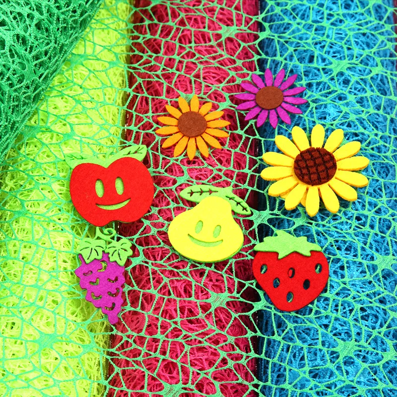 

5yards Jacquard Mesh DIY Flower Decor Gift Wrapping Crepe Papers Mesh Handmade Materials Flowers Material