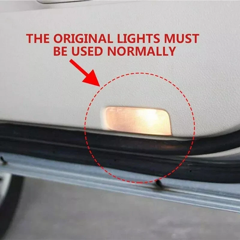 2 шт. белый красный автомобильный светодиодный светильник для дверей Toyota Wish Prius