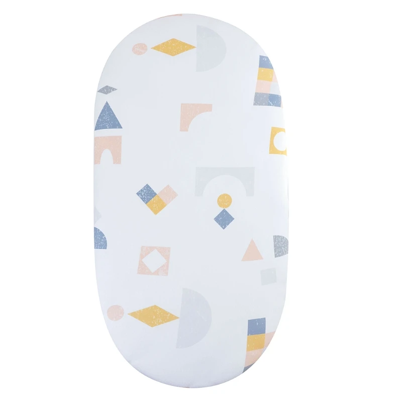 

Baby Moses Basket Bed Crib Care Pad Covers Print Fitted Sheet for Mattress Mat