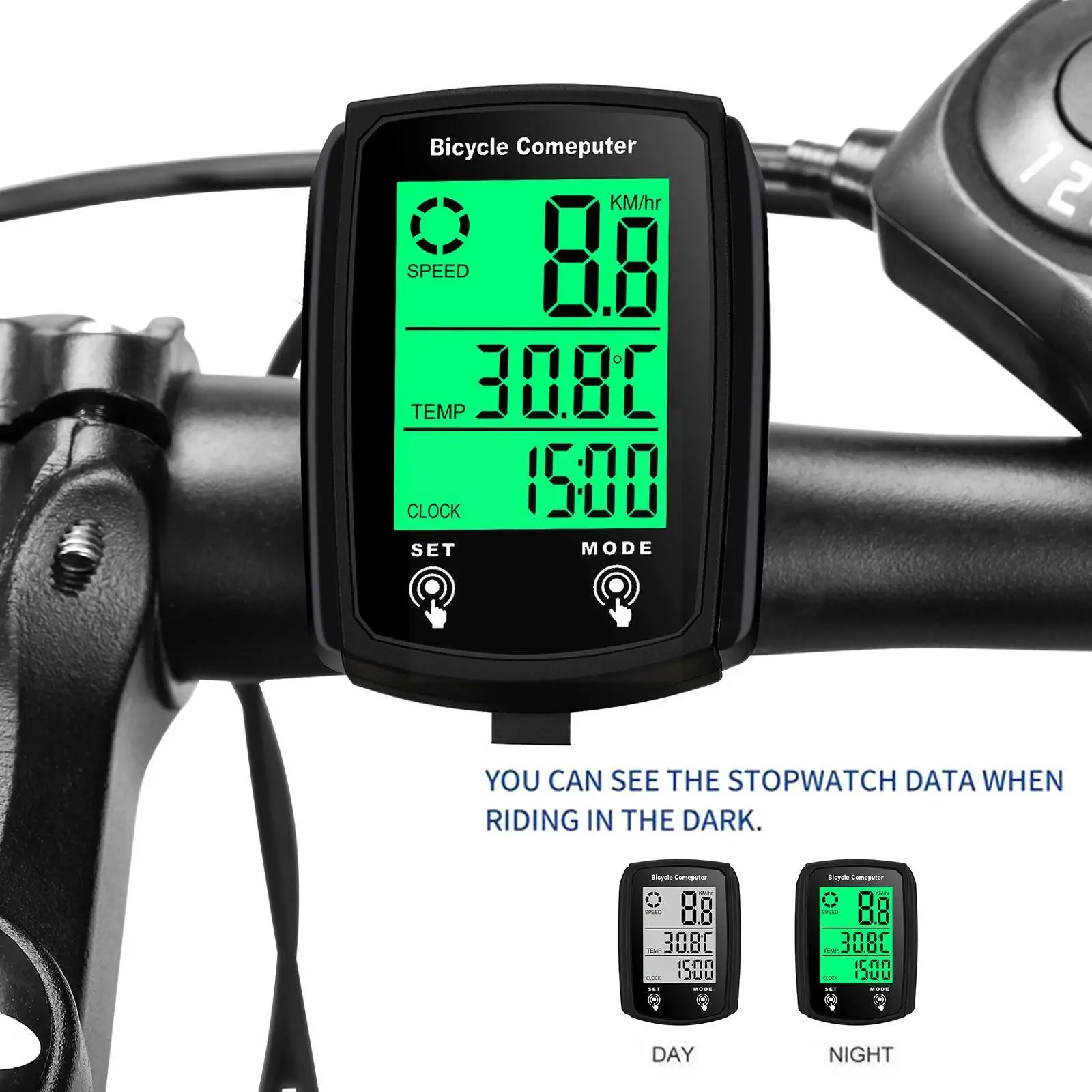 

Portable Lixada Wireless Usb Rechargeable Cycling Computer With Lcd Speedometer Waterproof Odometer Battery Dispaly Durable T3q8