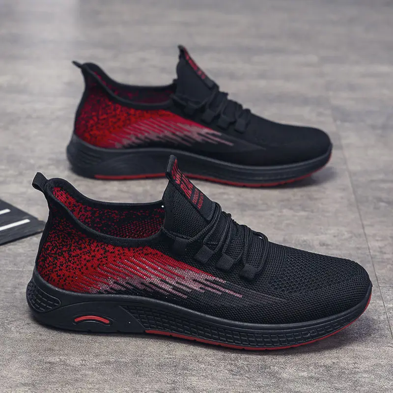 Дышащие плетеные туфли для весны и лета Новинка Мужская обувь устойчивая к