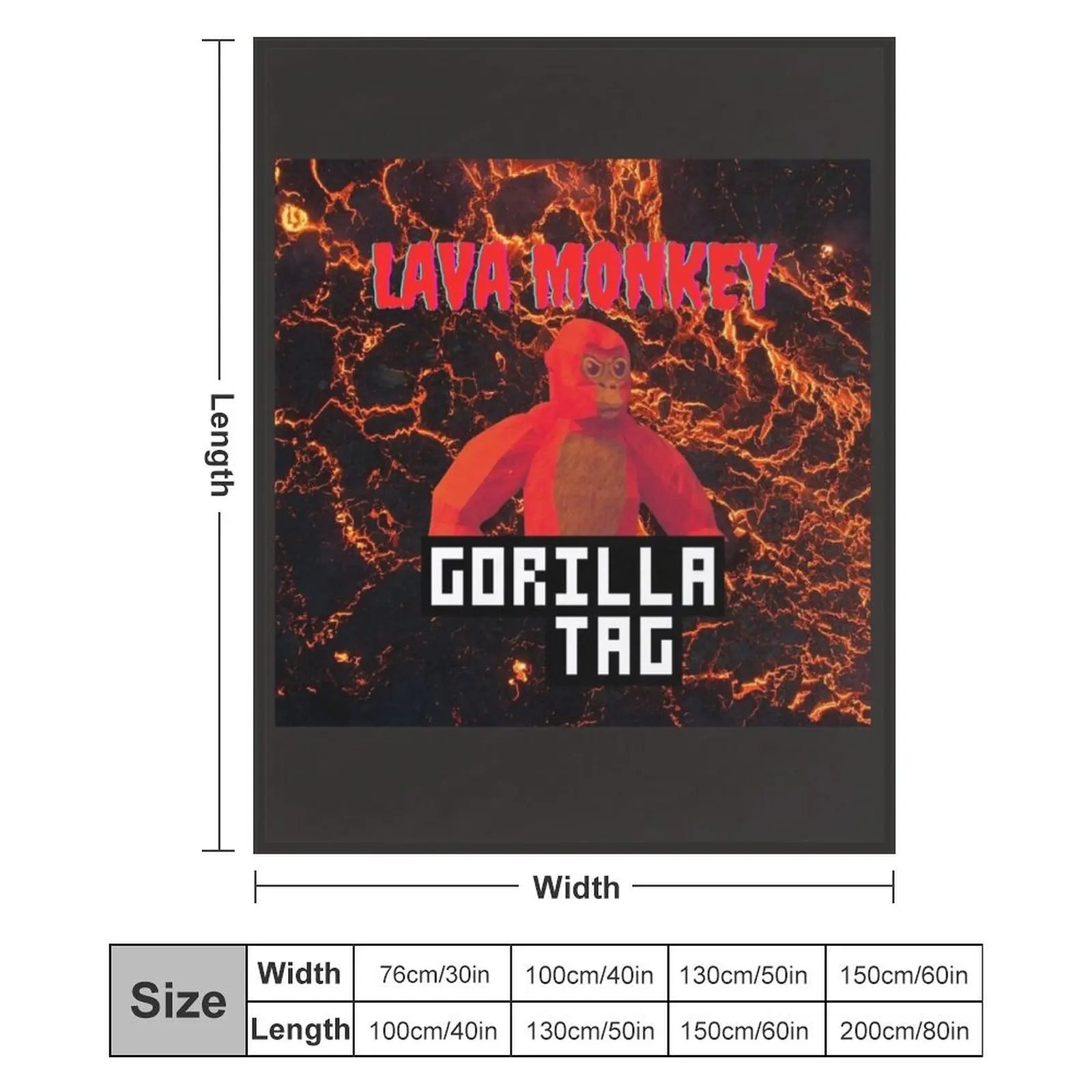 Горилла Тег ЛАВА Обезьяна! Одеяло Moving Soft Plaid Beautifuls Фланелевые одеяла