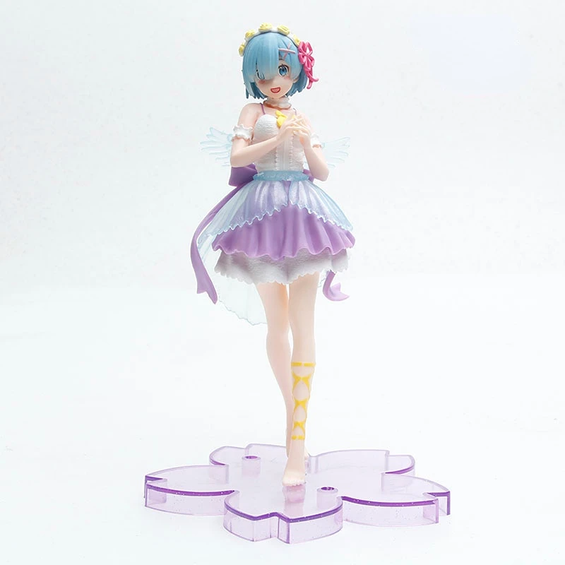 

RE:0 Re:Life in a different world from zero Angel Rem Doll Gifts Toy Anime Figure Figures Model Favorites Collect Ornaments