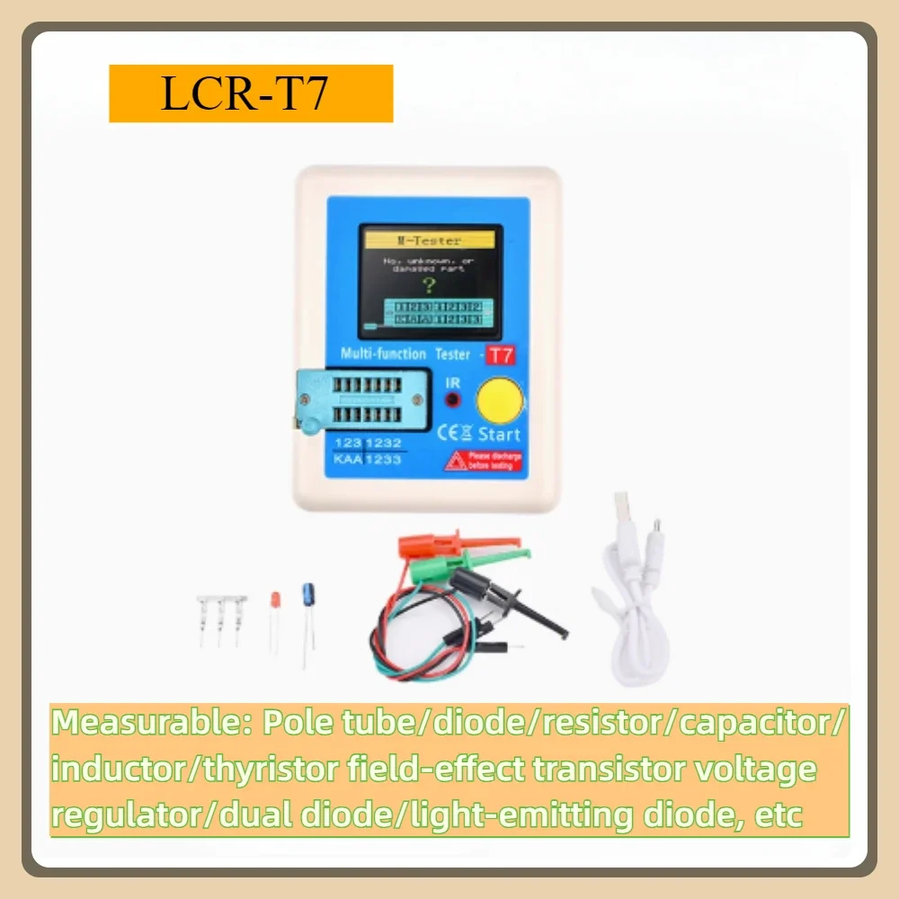 Мультиметр с ЖК-дисплеем LCR-TC1 1 8 &quotTFT тестер транзисторов диодный триод